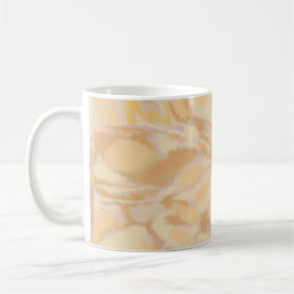 Mug Aquarelle unique élégant dessin main orange