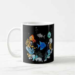 Mug Aquarium Ecole Sous-Marine De Biologie Du Poisson 