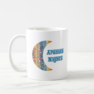 Mug Arabe Nights Crescent Moon Star Design