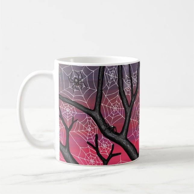 Mug araignée de soleil avec araignées (Gauche)