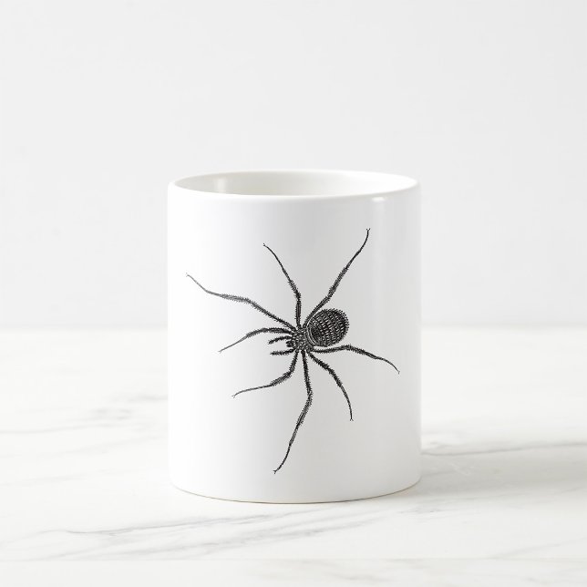 Mug Araignée noire aux longues pattes arachnide effray (Créateur téléchargé)