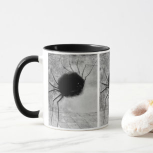 Mug Araignée souriante par Odilon Redon, Halloween Vin