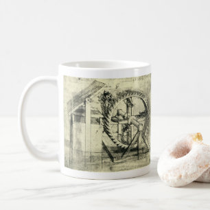 Mug Arbalète motorisée par tapis roulant de Léonard de