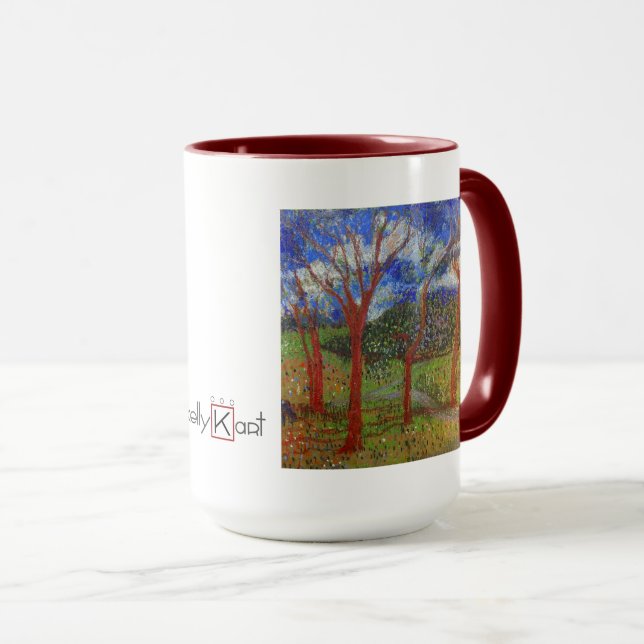 Mug Arbre coloré (Devant droit)