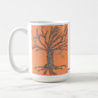 Mug ARBRE D'ADN ou Arbre De Vie Boug D'orange Stylisé
