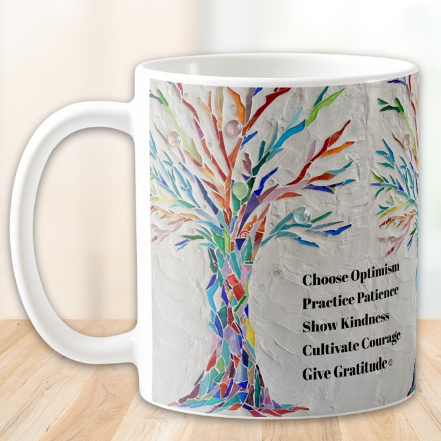 Mug Arbre de devis motivationnel (Créateur téléchargé)