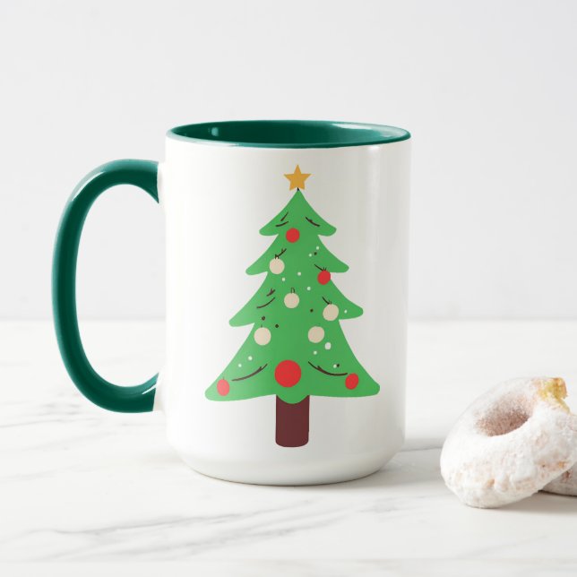Mug Arbre de Noël (Avec donut)