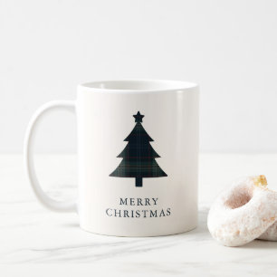Mug Arbre de Noël bleu et vert de la marine