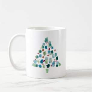 Mug Arbre de Noël coloré Abstrait