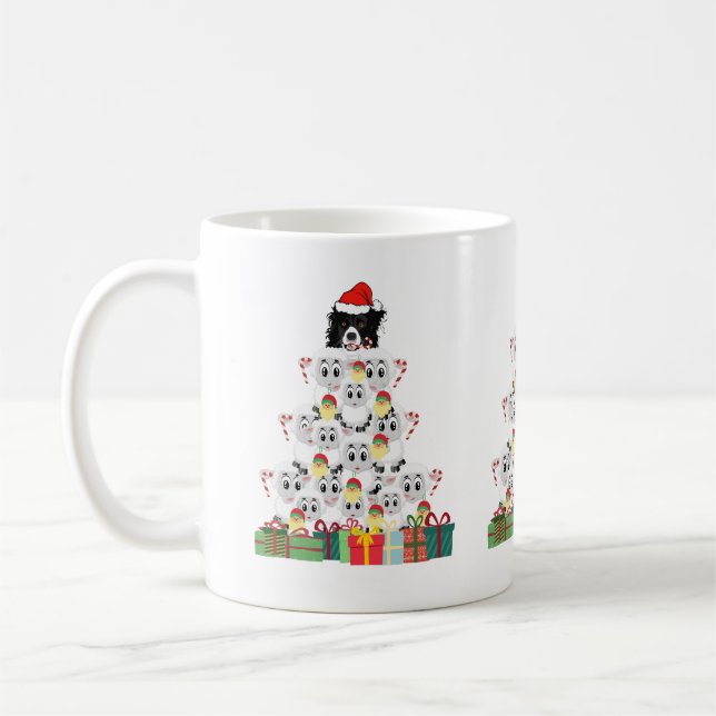 Mug Arbre de Noël de l'élevage de moutons (Gauche)