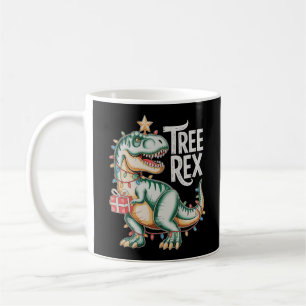 Mug Arbre de Noël Dinosaure T Rex Lumières de Noël Vac