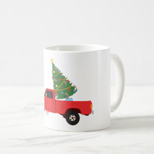 Mug Arbre de Noël du camion de ramassage