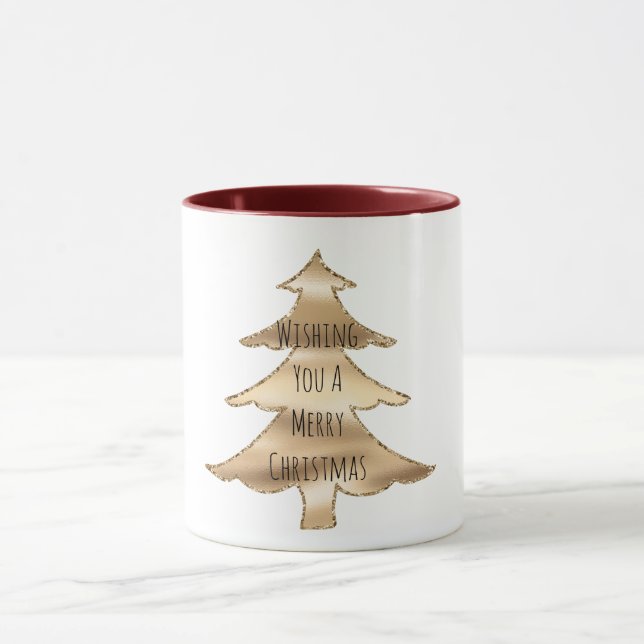 Mug Arbre de Noël Gold (Centre)