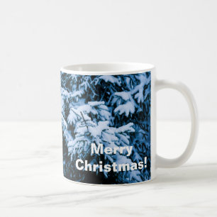 Mug Arbre de Noël hivernal neige