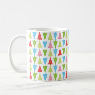 Mug Arbre de Noël Moderne Motif de vacances Multicolor