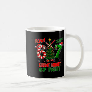 Mug Arbre de Noël nuit silencieuse 67 Pyjama Drôle Six