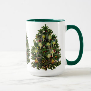 Mug Arbre de Noël Paix Amour Espoir Joie Fête