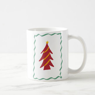 Mug Arbre de Noël rouge