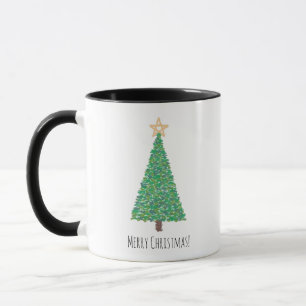 Mug Arbre de Noël vert