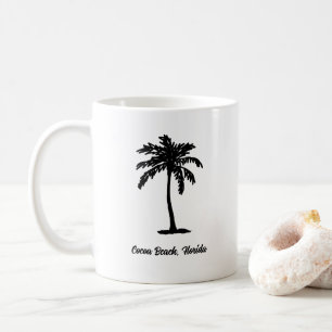 Mug Arbre de palmier de plage personnalisé nautique
