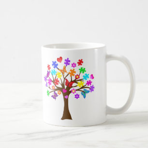 Mug Arbre de sensibilisation sur l'autisme