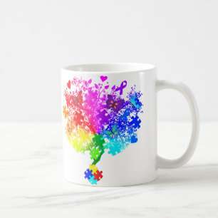 Mug Arbre de spectre autistique