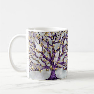 Mug Arbre de vie - Améthyste et papillons