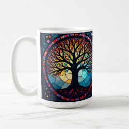 Mug Arbre de vie en verre tendu