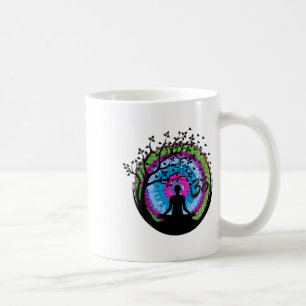 Mug Arbre de Yoga Crochet Om Mandala, tricot et coutur