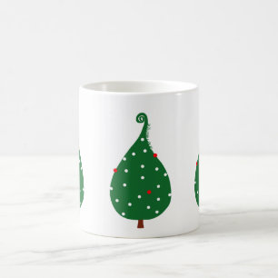Mug Arbre décoré de noël d'épinette