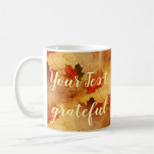 Mug Arbre d'érable rouge d'automne personnalisé