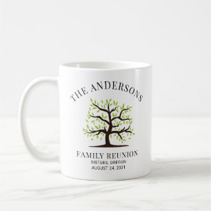 Mug Arbre généalogique personnalisé pour réunion de fa