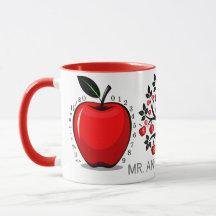 Arbre mathématique Pomme rouge