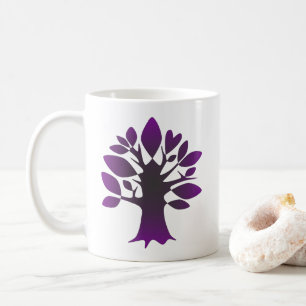 Mug Arbre Violet Perpétuel Amour Ligne Infinie Art