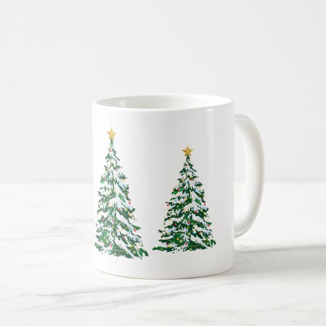 Mug Arbres de Noël (Devant droit)