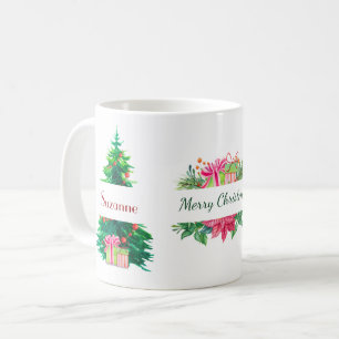 Mug Arbres de Noël et Trim de vacances