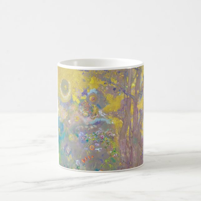 Mug Arbres sur Arrière - plan Jaune, Redon (Centre)