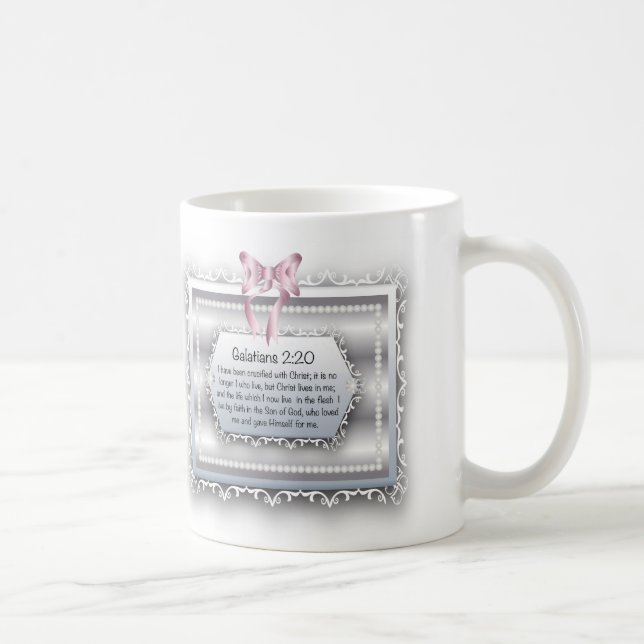 Mug Arc de perles de citation d'inspiration de bible (Droite)