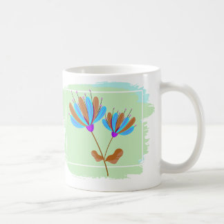 Mug Arc en arc-en-ciel Brush Conception géométrique