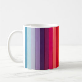 Mug Arc-en-ciel à bandes multiples