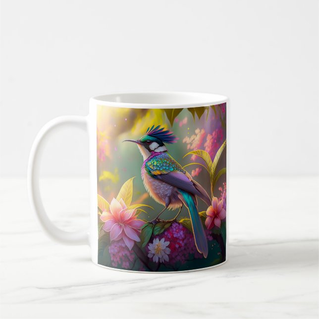 Mug Arc-en-ciel bleu à ailes Imaginaire de Sunbird (Gauche)