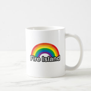 MUG ARC-EN-CIEL DE FIERTÉ DE L'ÎLE LGBT DU FEU - .PNG