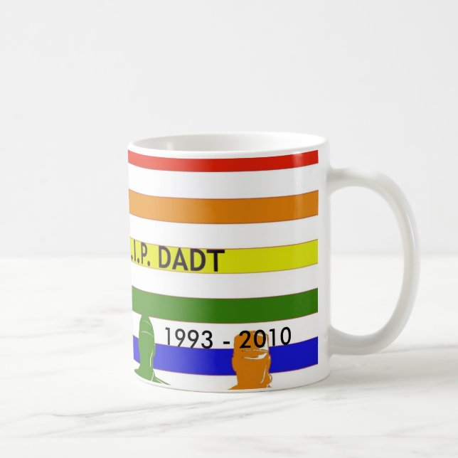 Mug Arc-en-ciel de militaires et de drapeau, 1993 - (Droite)