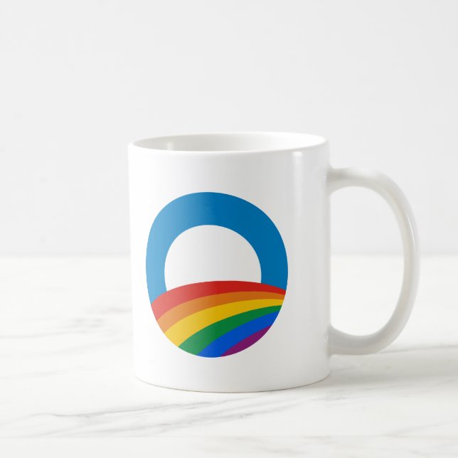 Mug Arc-en-ciel d'Obama (Droite)