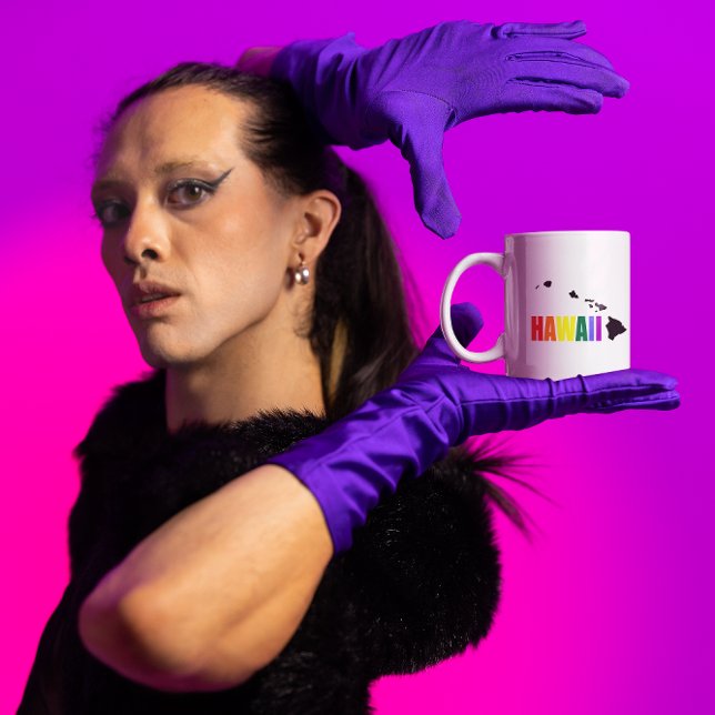 Mug Arc-en-ciel hawaïen 2 (Hawaii Pride)