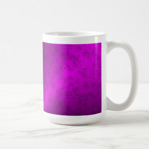 Mug Arc-en-ciel noir rose en optique cuir peau d'éléph
