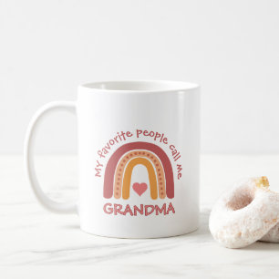 Mug Arc En Ciel Pour Grand-Mère Des Enfants