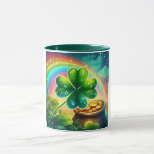 Mug Arc-en-ciel Saint Patrick's Day trver