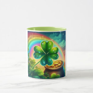 Mug Arc-en-ciel Saint Patrick's Day trver