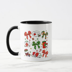 Mug Arc Nurses Noël Infirmerie Joyeux Xmas